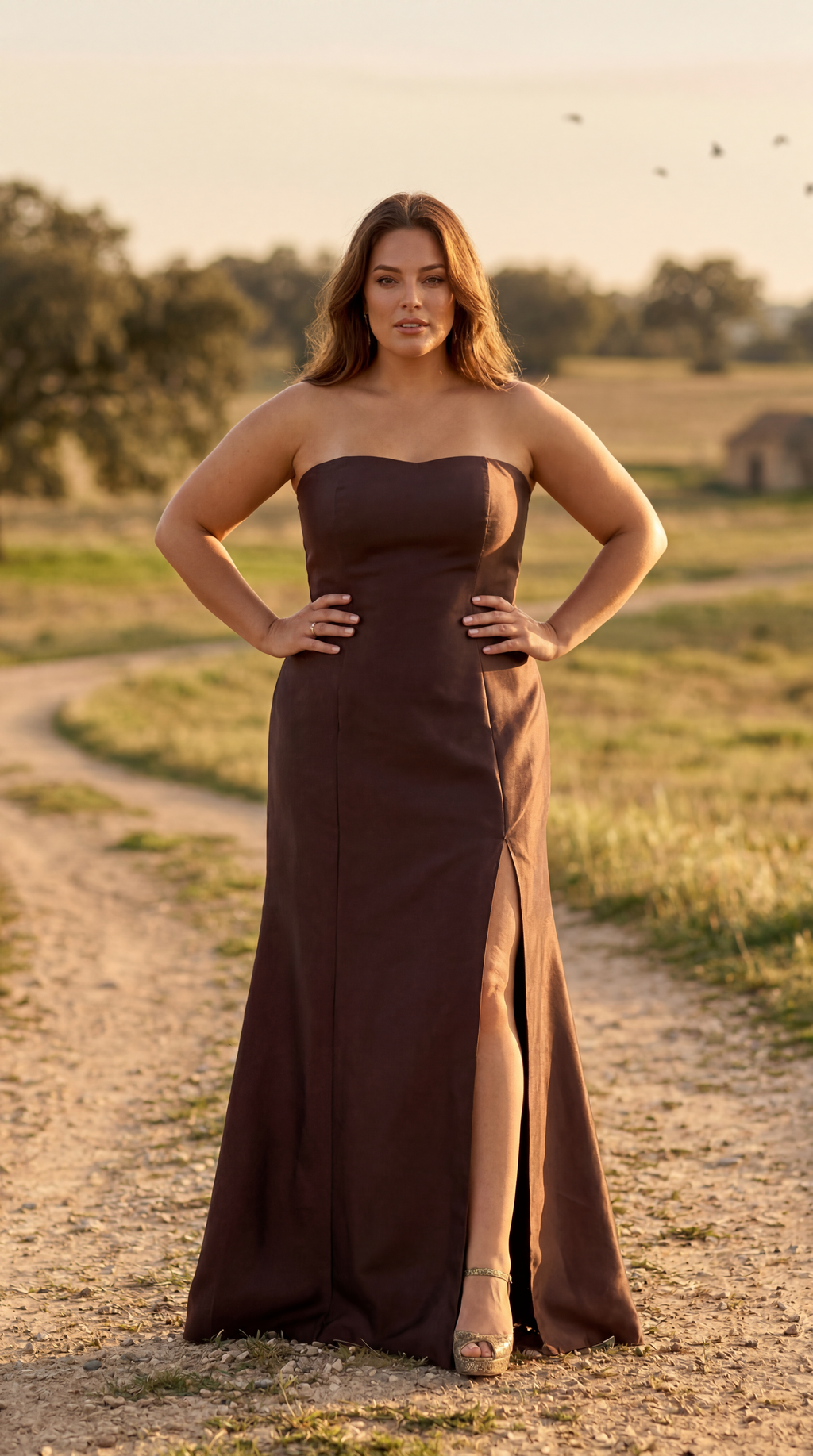 Vestido 2 em 1 Com Flores no Ombro