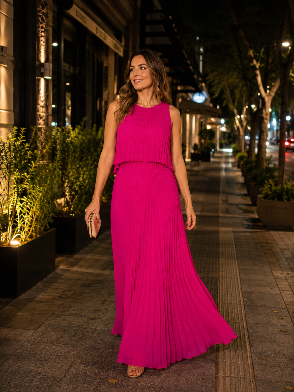 Vestido Todo Plissado