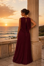 Vestido Todo Plissado