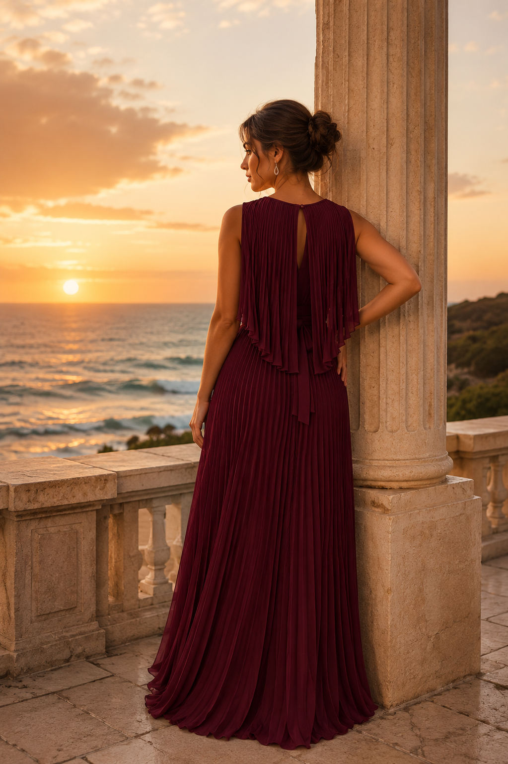 Vestido Todo Plissado