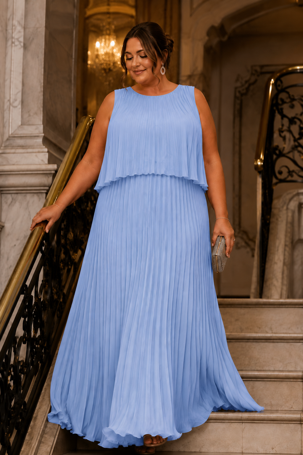 Vestido Todo Plissado