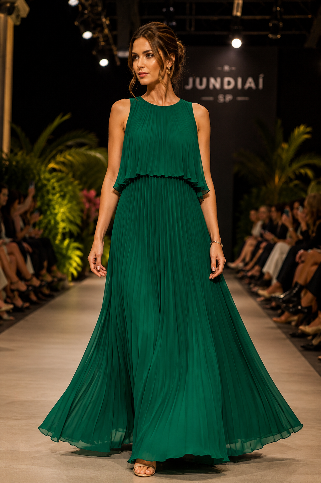 Vestido Todo Plissado