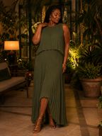 Vestido Todo Plissado