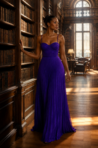 Vestido Alça Fina Brilhante